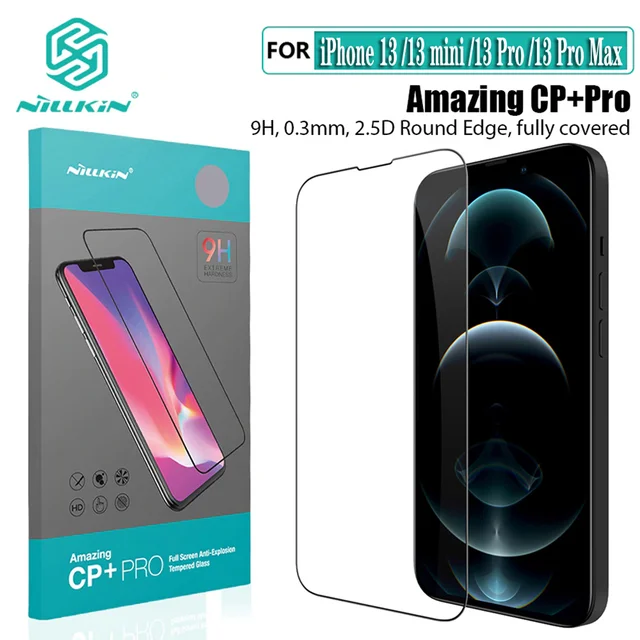 For iPhone 13 Pro 13 mini Glass Screen Protector Nillkin CP+Pro H/H+Pro Protective Film For iPhone 13 13 Pro Max Tempered Glass 1