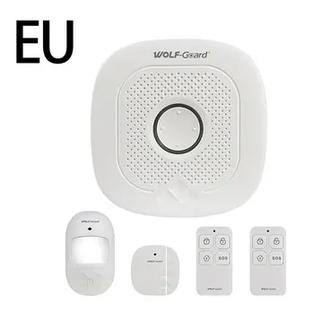 

Smart Home Security Kit Wifi Smart Gateway Body Alarm Security Kit System Multifunctional Practical Device