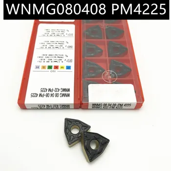 

10PCS WNMG080408 PM4225 Carbide Insert Turning Tool Turning Milling Cutter CNC Cutting Tool Slot Cutting PM 4225