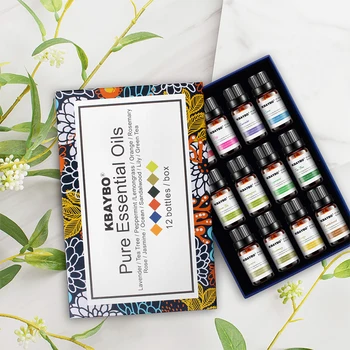 

Water-soluble Oil Essential For Diffuser Aromatherapy Oil Humidifier of Essential Oil 6 Kinds Fragrance of Lavender Tea Tree