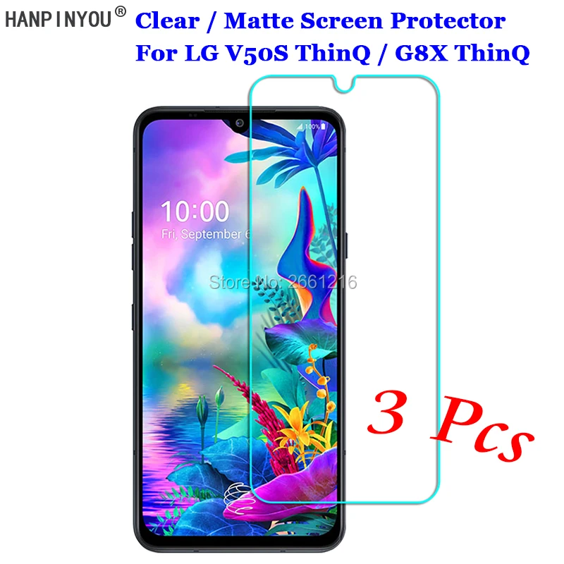 3 шт./лот для LG V50S ThinQ / G8X 6 4 дюйма Новая прозрачная/Антибликовая матовая защитная