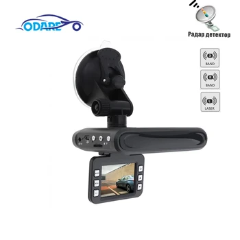 

Odare Globally Universal Traffic Recorder Mobile 2 in1 720P Speed anti Radar Car DVR Radar Detectors Dash Cam with Russian Voice