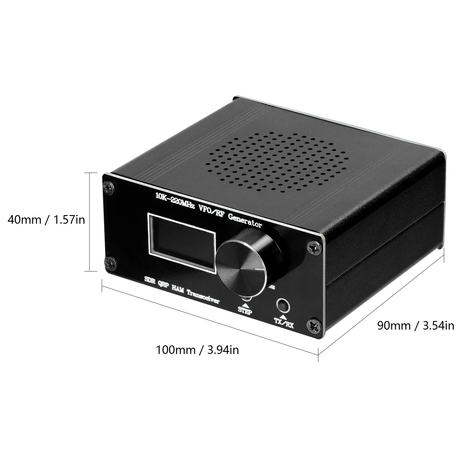 20K-220MHz 슈퍼헤테로다인 수신기 SDR HAM QRP 트랜시버 RF 발생기 VFO 라디오 디버거