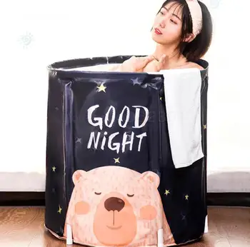 

Bubble Barrel Adult Folding Bath Barrel Large Household Artifact Bathtub Non-inflatable Bathtub Thickening Whole Body Bath Barre