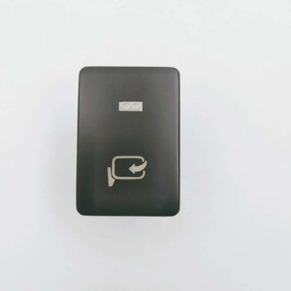 Car Push Switch On Off Button White folding mirror for Toyota