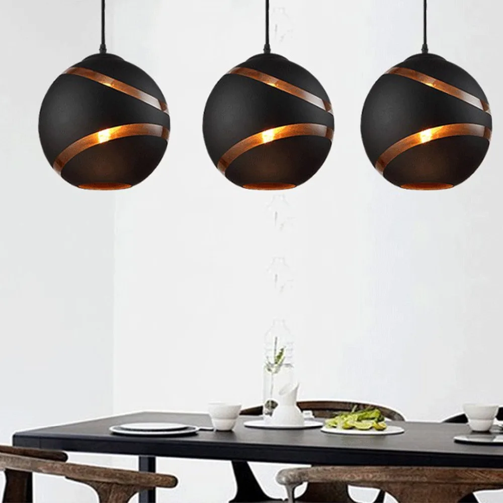 Современный стеклянный круглый шар подвесные светильники E27 светодиодный подвесной светильник дизайнерский минималистичный Лофт огни повседневные лампы для гостиной