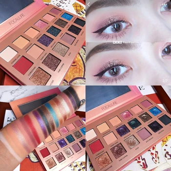 

Professional Eyeshadow Palette 18 Color Charming Palette Matte Shimmer Pigmented Eye Shadow Pallete Make Up Palette Cosmetic
