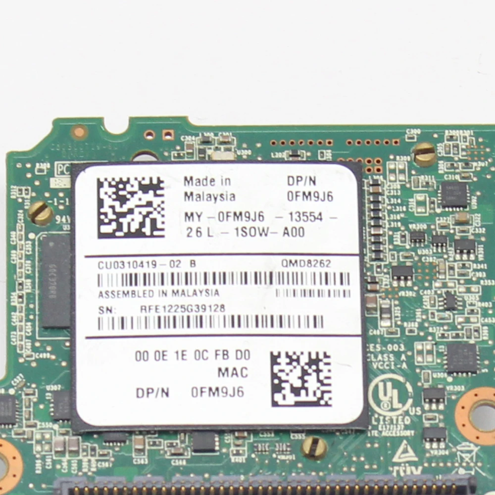 0FM9J6 для Dell M620 Qlogic QMD8262 K 10 Гбит/с 2 Порты и разъёмы мезонин BladeServers|Компьютерные