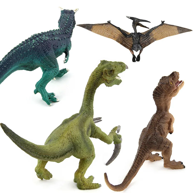 

English Details Dinosaur World Garage Kit Model Toy Pterosaur Cattle Dragon sickle long Sablon Cubs
