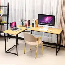 L-образный угол стола компьютерный офисный стол домашний стол коммерческая мебель игровой ноутбук Рабочий стол офисный дом