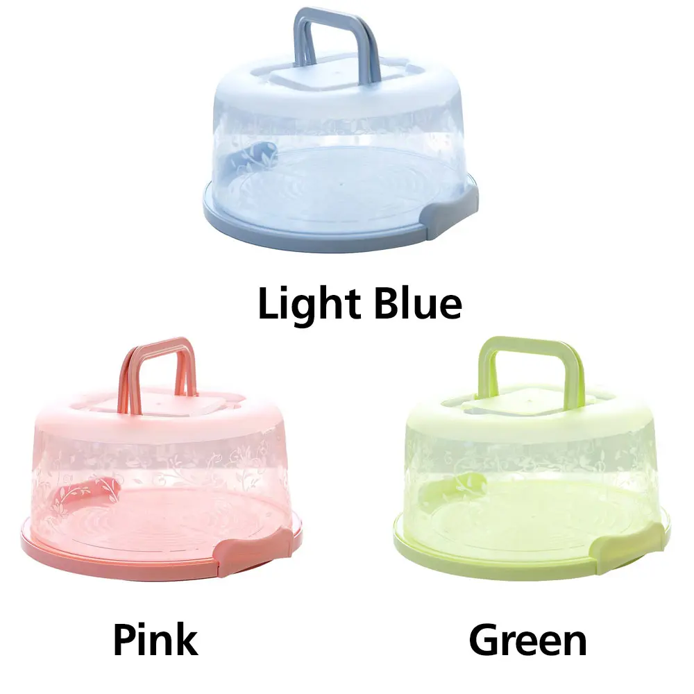 8 дюймов коробка для торта Розовый Синий Зеленый портативная упаковка хранения