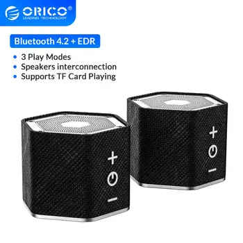 

ORICO Waterproof Bluetooth Speaker portable Wireless Speaker Sound System Dual Bass Stereo Sound Boombox Support TF card AUX