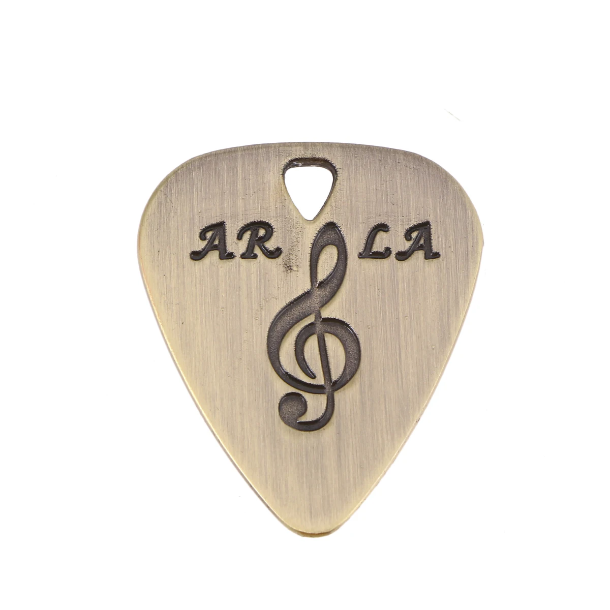 1pc Metal Guitar Pick Bronze Portable DIY Personalized Plectrums Pendants For Ukulele Banjo Mandolin Bass | Спорт и развлечения