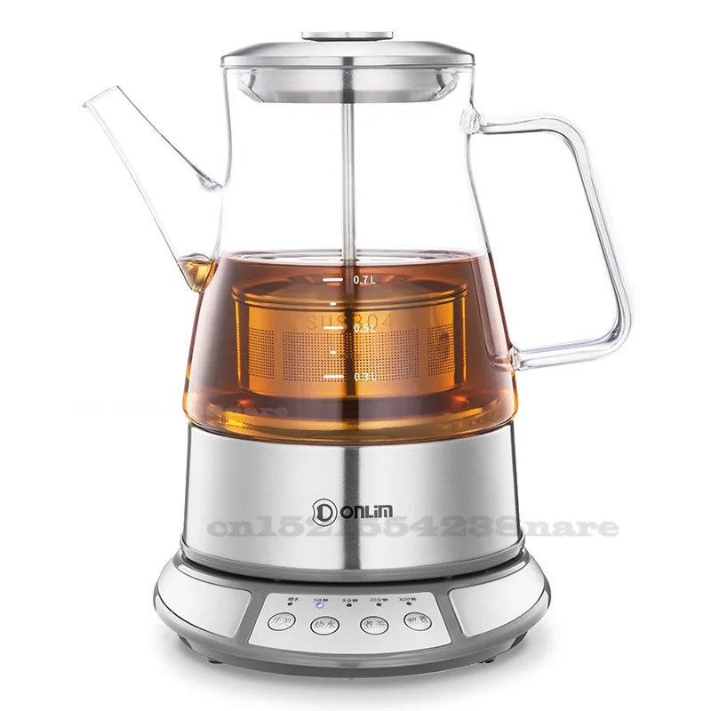 

Electric Teapot Liftable Basket High Borosilicate Glass Boiling Teapot 304 Stainless Steel Household Boiling Water Health Pot