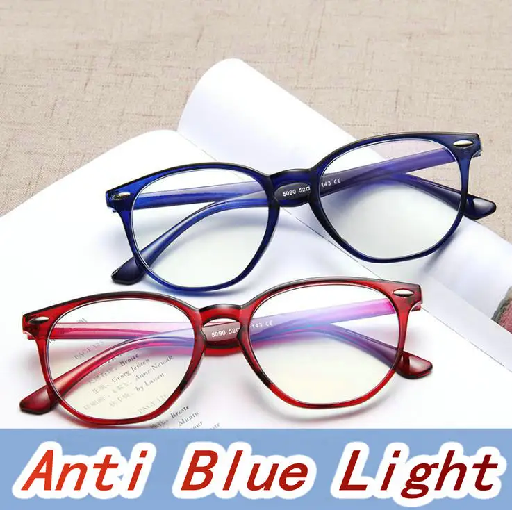 2020 Computer Blue light Ray optical glasses PC Anti radiation glass Vision Eye Strain protection women Men Glasses Frame