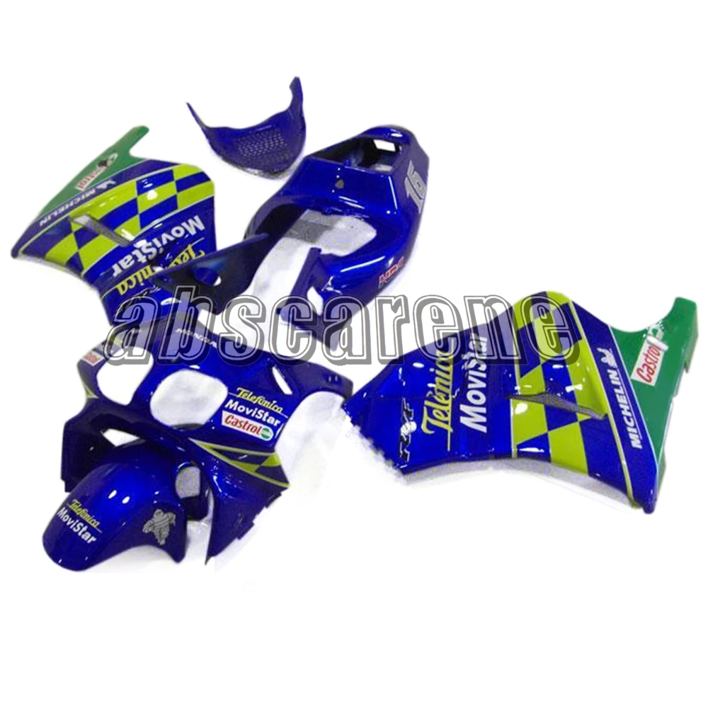 Выполните Обтекатели для Honda RVF400R NC35 V4 1993 1994 1995 1996 1997 1998 RVF400R NC35 V4 93 94 95 96 97 98 ABS синий зеленый корпусов