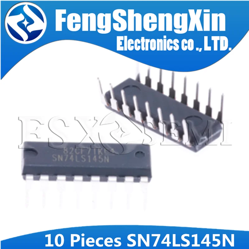 10 шт./лот SN74LS145N 74LS145N 74LS145 DIP 16 BCD TO DECIMAL декодеры/драйверы IC|Интегральные схемы| |