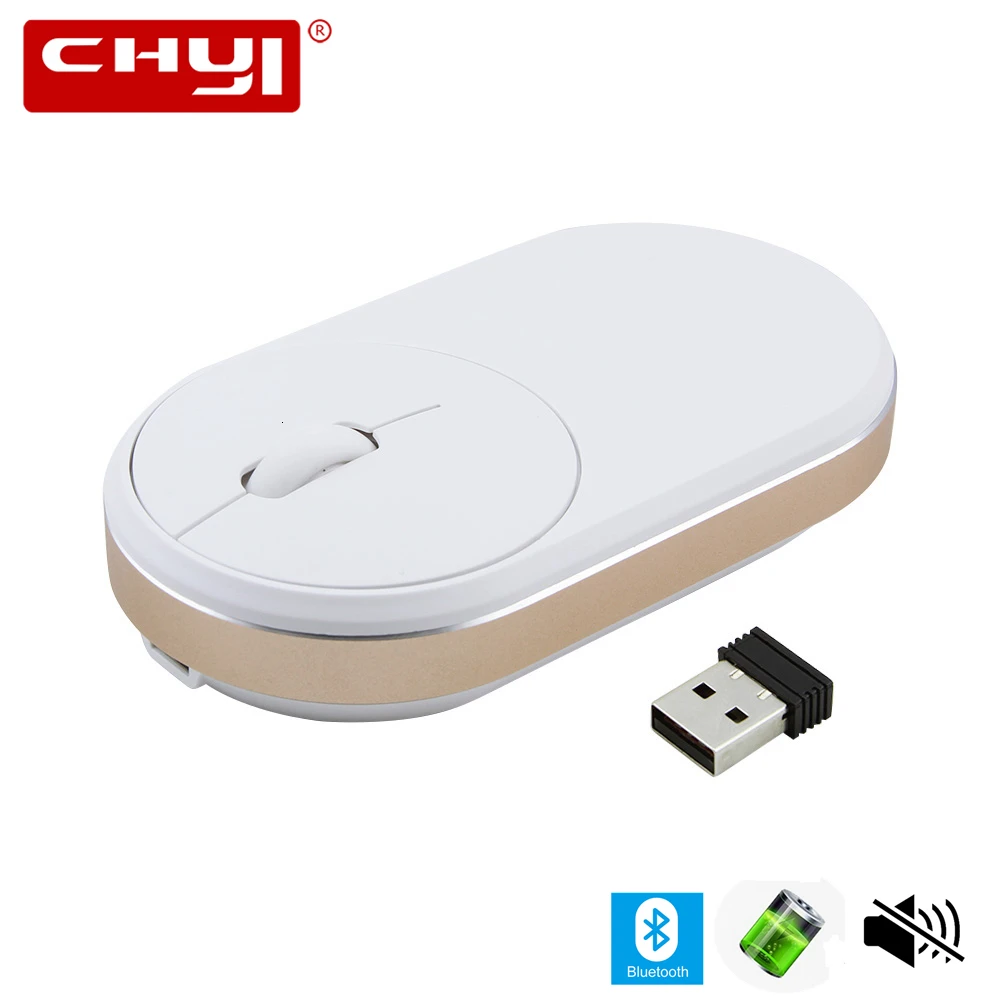 

Wireless Silent Mouse Bluetooth 5.0 Rechargeable Computer Mause Portable Mini 3D USB Optical Mice For Laptop PC Xiaomi Notebook