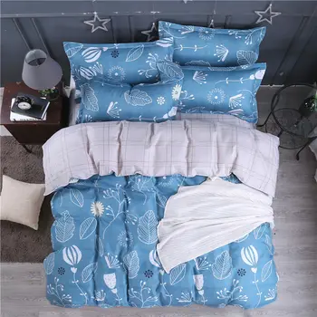 

HOT! Home Bedding set Skin-friendly cotton 4pcs/set Twin Full Queen King size duvet cover set Children's bed set Free shipping