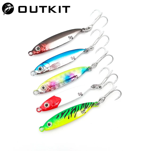 NEW Mini fishing Lure 1g2g3.5g spoon metal lures Spinnerbait Minnow small  fish Single Hook jig Stream Trout baits pesca hot