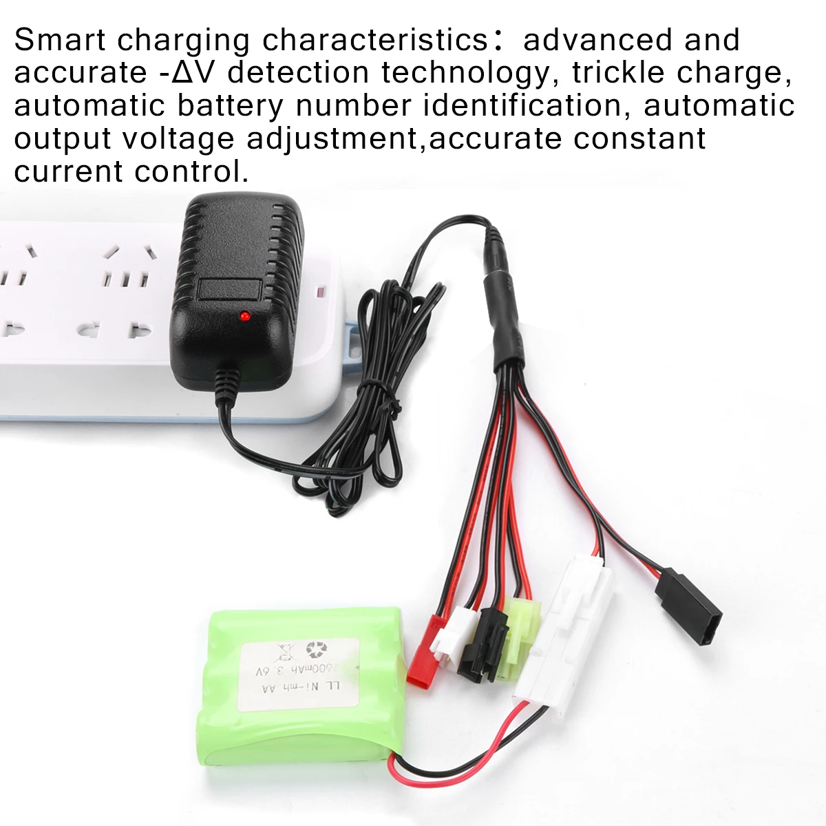Chargeur intelligent NiMH/NiCd 2-8S 80A pour RC