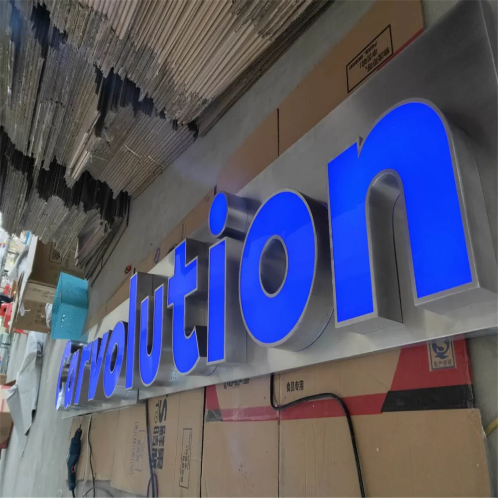 Заводская розетка наружный акриловый передний свет знак отеля ресторана|company e|sign