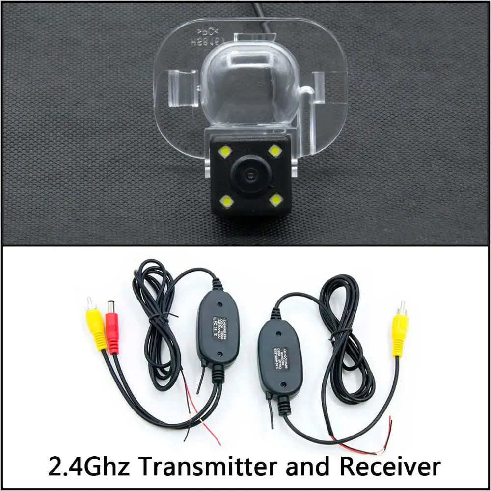 Camera With Wireless 4 Светодиодный свет камера заднего вида для hyundai Accent Solaris Creta ix20 Verna i25 Accent 4 RB 5D седан Автостоянка ЖК-зеркало монитор - Название цвета: Camera With Wireless