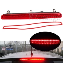 Samochód Auto wysoki poziom dodatkowe światło hamowania lampa Stop dla Volkswagen Multivan T5 2003-2015 7E0945097A z czerwona soczewka lampka ostrzegawcza