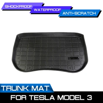 

Front Cargo Floor Mat Fit For Tesla Model 3 TPE Waterproof Tray Trunk Anti-dust Boot Cargo Line Car Accessories Custom