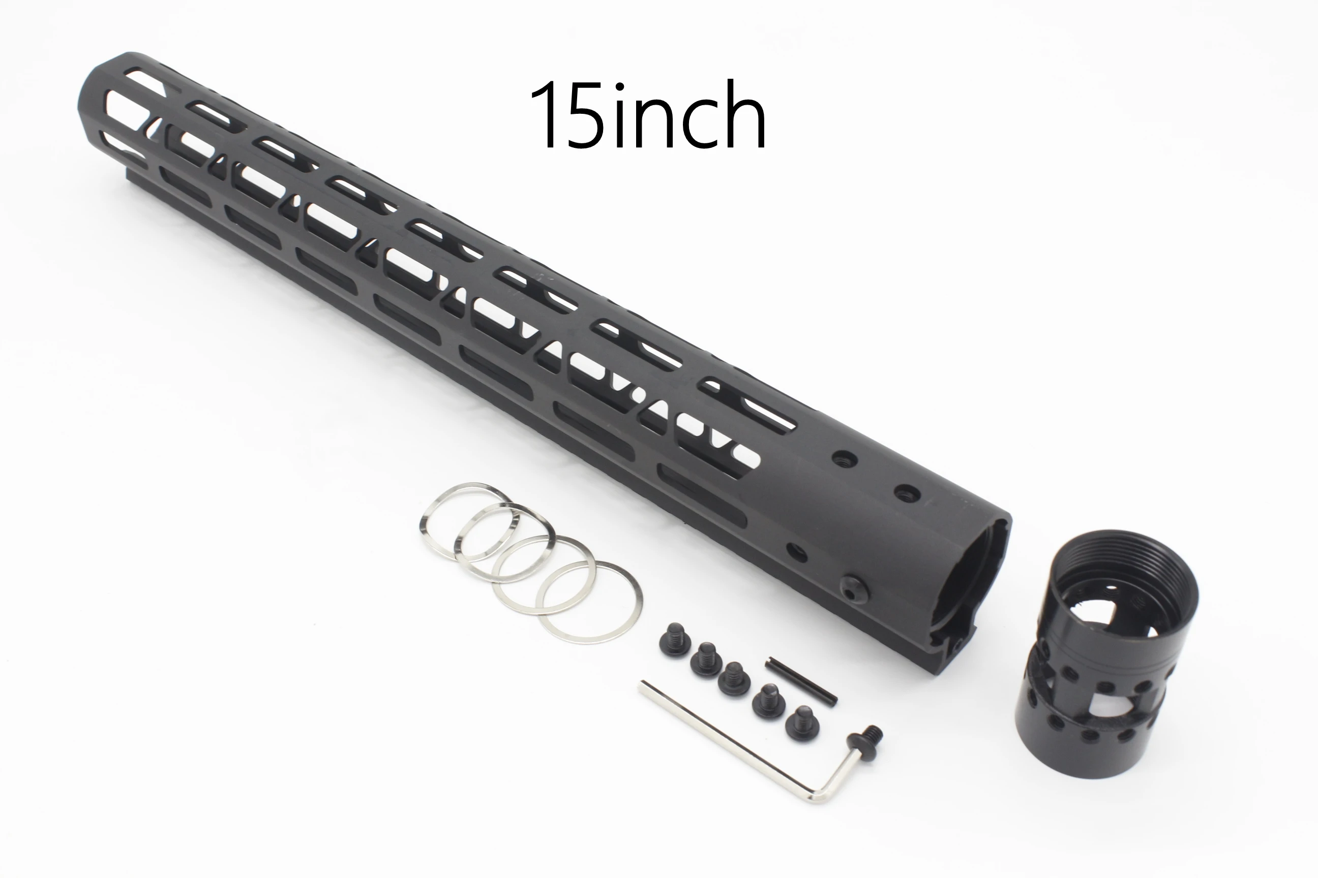 1" дюймовый Сверхлегкий M-lok Handguard Rail Free Float Pictinny Mount System черный/Тан/рад Fit.223/5,56/AR-15 алюминиевая гайка