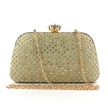 Женские шикарные вечерние сумки с бриллиантами, банкетные кошельки с цепочкой, женские кошельки с отверстиями, сумки на плечо с цепочкой MN