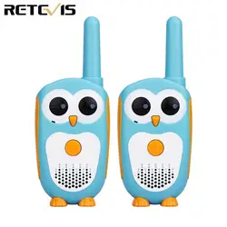 Retevis RT30 Мини Walkie Talkie дети радиостанция 0,5 W PMR/ФРС UHF радио 1 канал 2 кнопки игрушка подарок