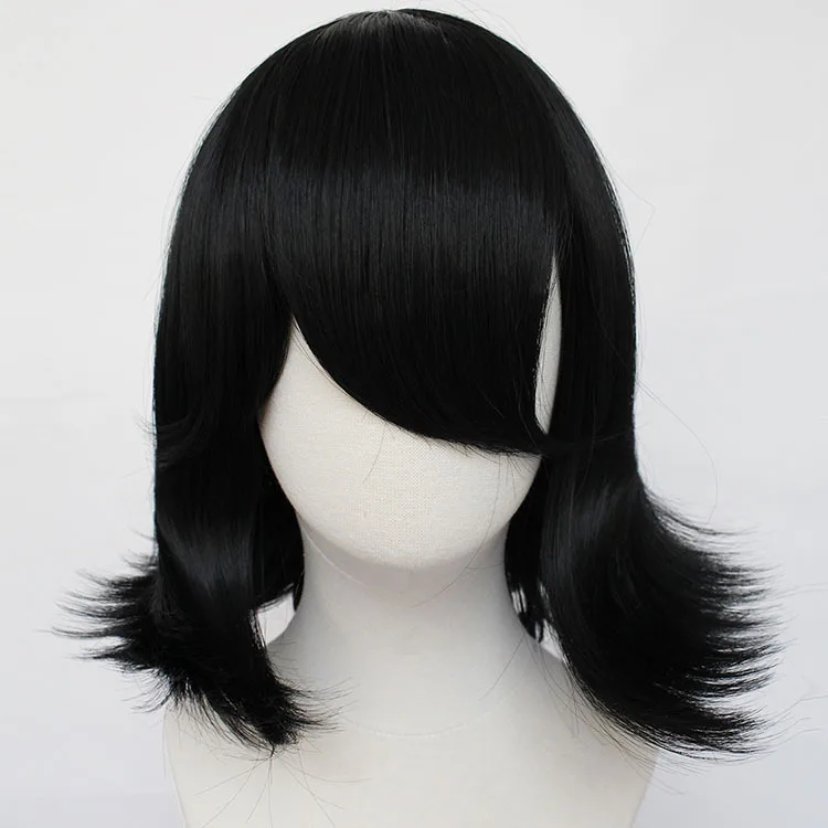 

COS Wig Keith) Black And White with Pattern Keyhole Matte Chemical Fiber High-temperature Fiber Wig a Generation of Fat