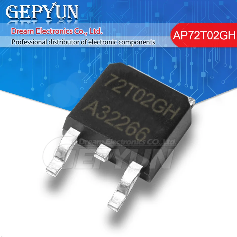 10 pz AP72T02GH TO-252 72 t02gh 30V 85A nuovo In magazzino  502