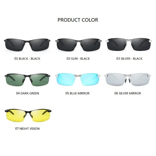 Classic Luxury Men's Polarized Sunglasses For Men Women Driving Fishing Hiking Sun Glasses Male Vintage Glasses Man Shades UV400 6