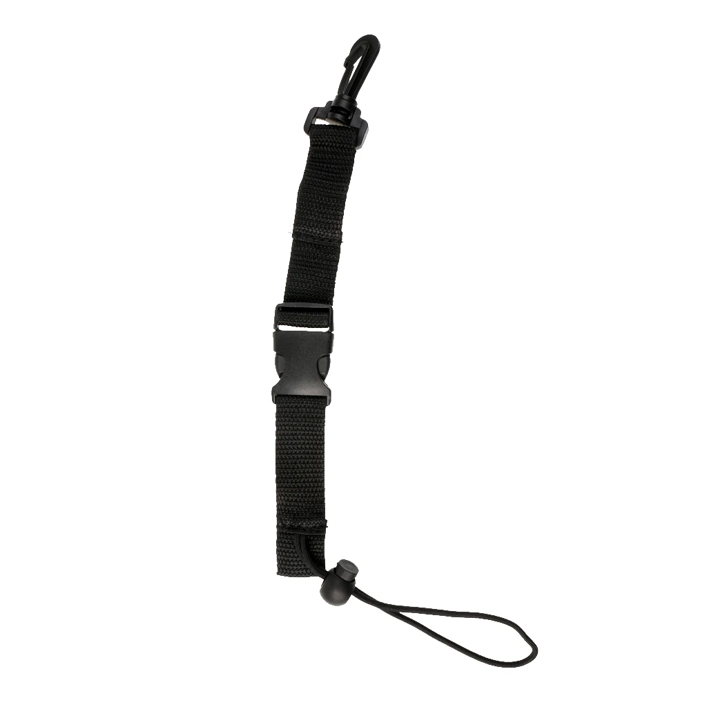 Scuba Diving Lanyard Strap Swivel Clip Stopper String Equipment Accessories