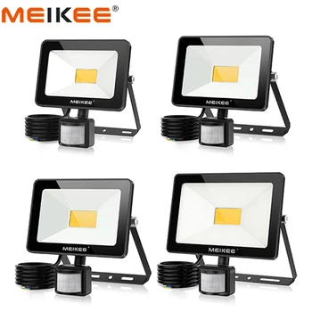 

15W/25W/35W/60W Motion Sensor LED Flood Light Waterproof LED Floodlights AC110V/220V Outdoor Spotlight Reflector Lamp For Garden