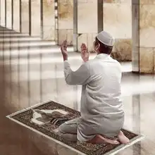 Исламская мусульманская молитва ковер коврик полиэстер кисточка для скатерти покрытие йога коврик одеяло украшение 70x110 см