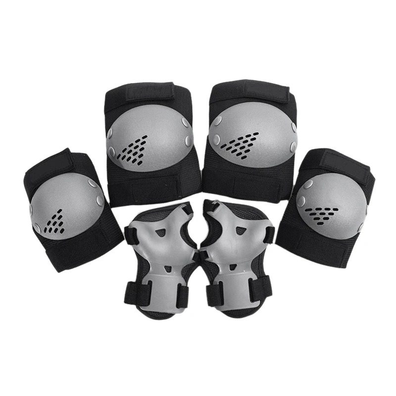 

6Pcs 3 - 7 Years Old Outdoor Children'S Knee Pads Elbow Guards Protective Gear Set For Roller Skates Riding Bmx Bicycle Skateb