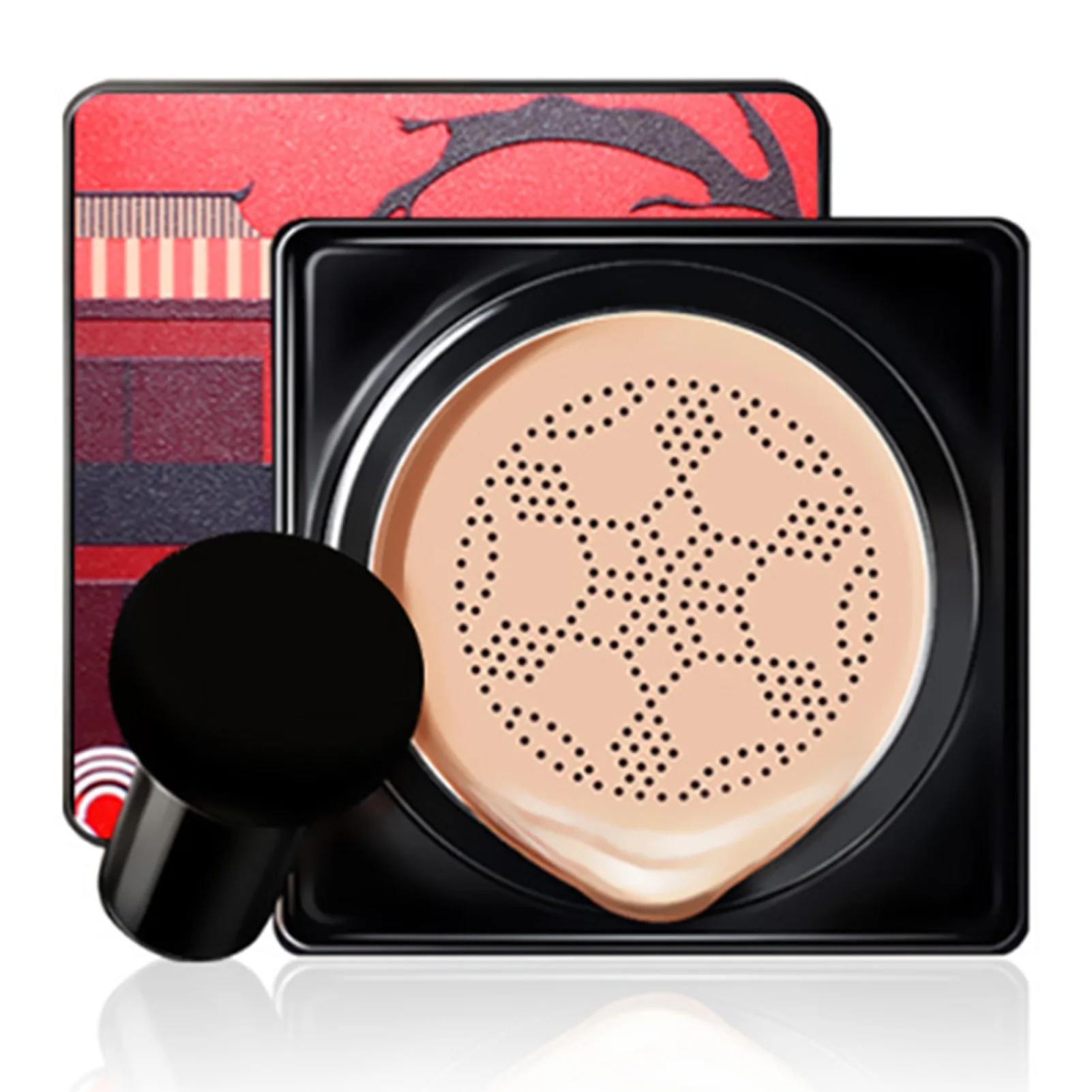 20g Moisture Air Cushion Air-Permeable Natural Brightening Makeup CC Cream Concealer Whitening Face Foundation For Dry Skin |
