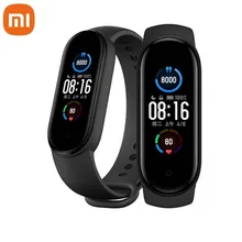 Смарт-браслет Xiaomi Mi Band 5 с большим AMOLED экраном 1:1, пульсометром, фитнес-трекером, Bluetooth 5,0, спортивный водонепроницаемый браслет 5 Смарт-браслет Xiaomi Mi Band 5 с большим AMOLED экраном 1:1, пульсометром, фитнес-трекером, Bluetooth 5,0, спортивный водонепроницаемый браслет 5