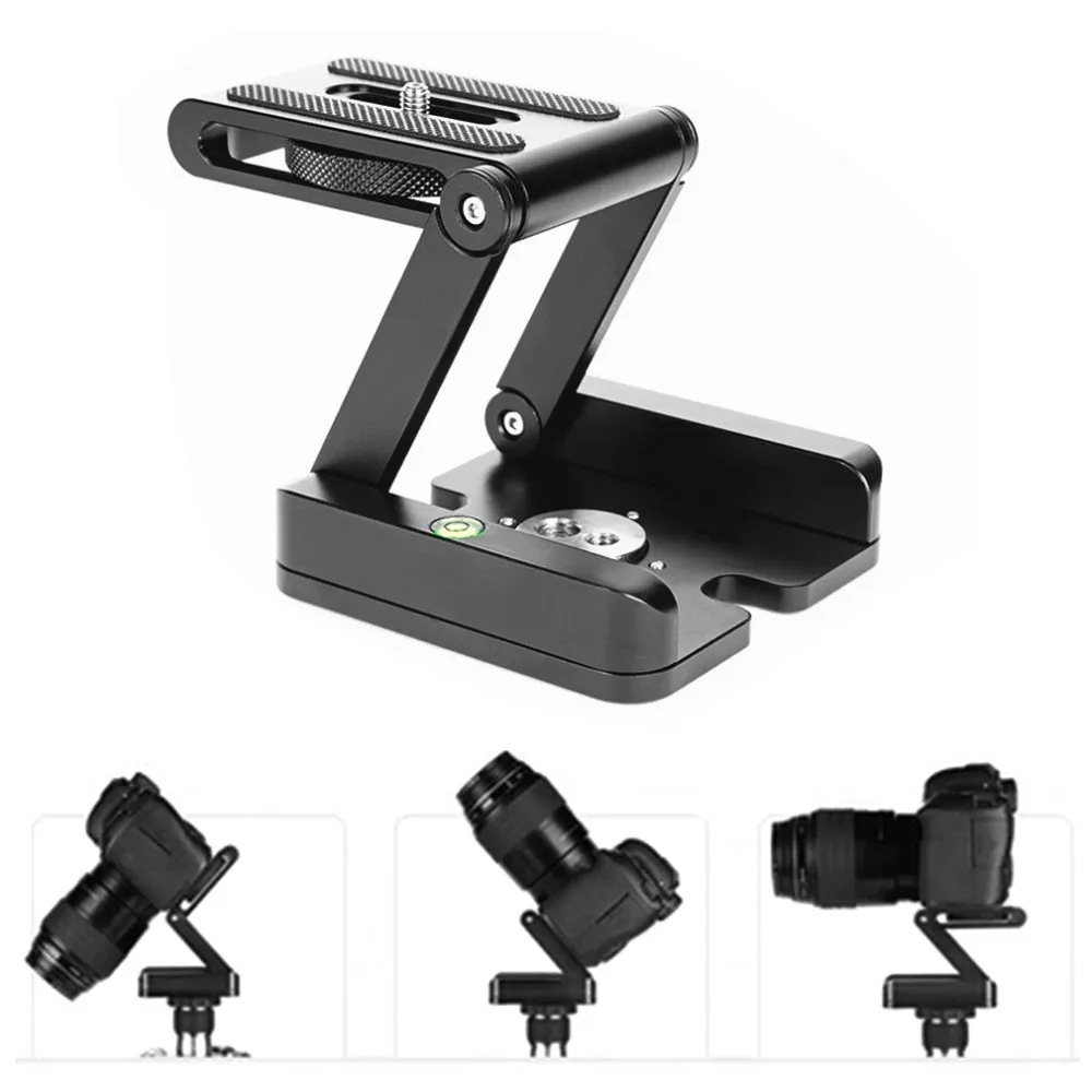 

ZH3 Z Pan Tripod Head Flex Folding Z Type Tilt Head for Canon Nikon Sony DSLR Camera Aluminum Alloy Tripod Heads Solution