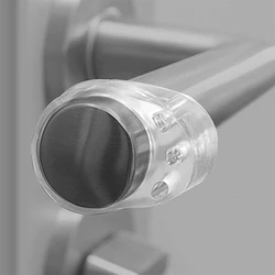 1pc Door Stopper Transparent Silica Gel Doors Holder Window Limiter Baby Safety Doorknob Wall Protection Door Handle Protector