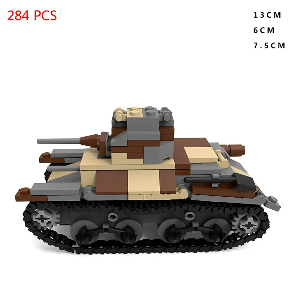 

hot military WW2 technic vehicles Japan Type 95 light tank weapons army war Building Blocks model moc bricks toys for child gift