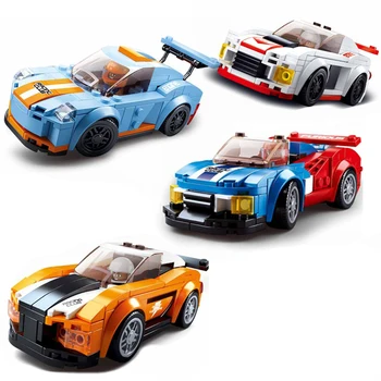 

Racing Car Toy Speed Champions Building Blocks Brick CityTechnic Racer Figure Sport Car Toy for Children Birthday Gift