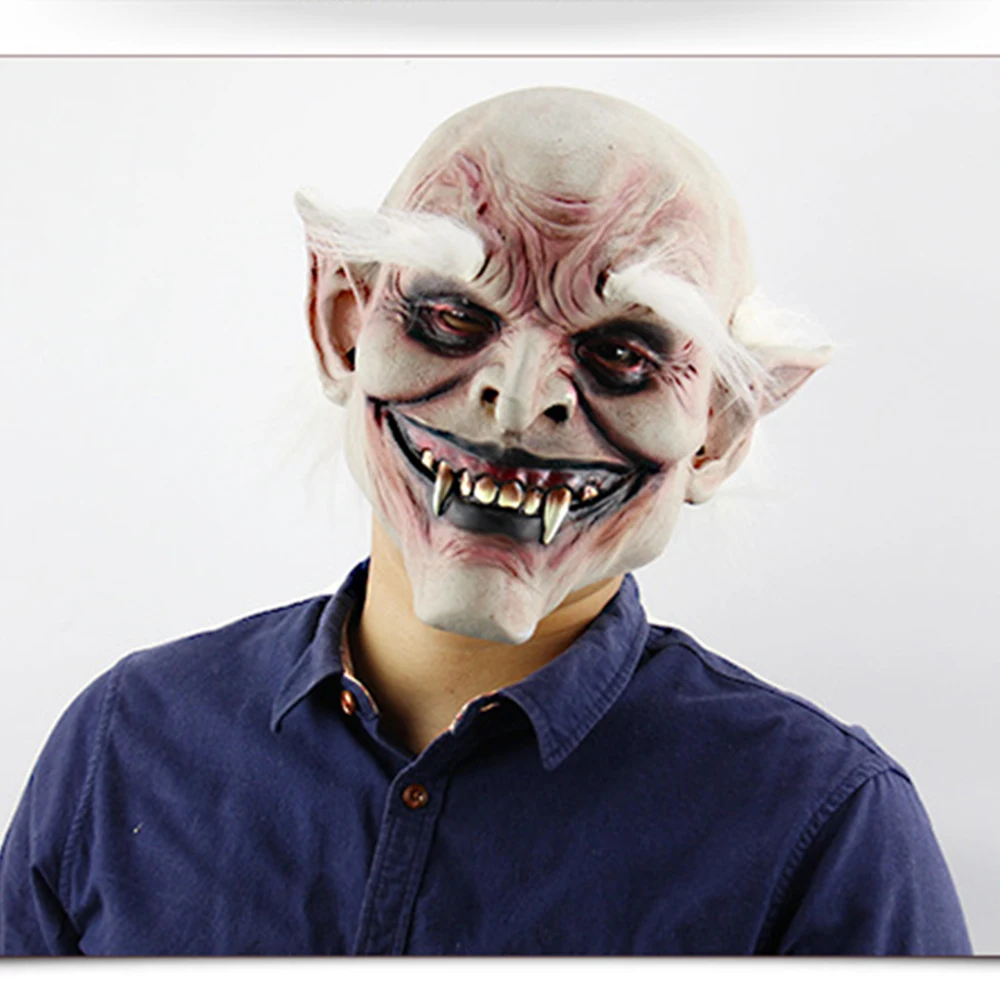 Ужас маска старика Хэллоуин жуткий Дьявол маска вампира внешней торговли дом с привидениями одежда реквизит латексная маска на заказ