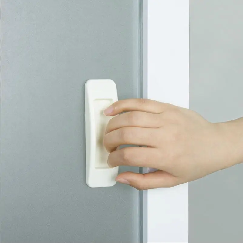 

Seemless Door And Window Handle Simplicity Installation Plastic-Seemless Wardrobe Cabinet Door Collocation Plain Color Handle Dr