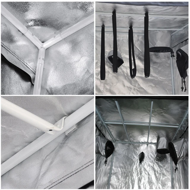 Növénytermesztés Sátor 7.9'X6.6'X3.9 Grow Box Beltéri Hidroponikus Szoba Otthoni Növénykert Üvegházhatású Növények Könnyű Sátorához - Image 2
