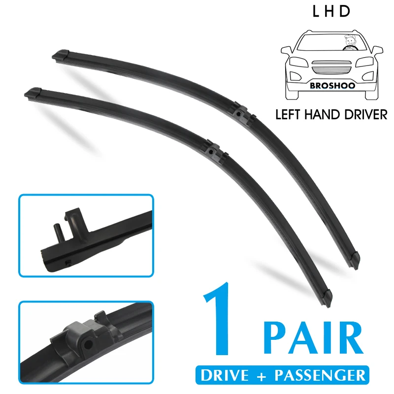 Car Wiper Blade For Mercedes Benz E-Class W211 26"+26" 2003-2009 Auto Windscreen Windshield Wipers Blades Fit Side Pin Arms best wiper blades Windshield Wipers