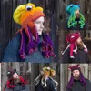 Bonnet tricoté à la main unisexe poulpe de dessin animé tentacule oeil Skullies casquette pour femmes hommes Cosplay couvre-chef hiver drôle chapeau de pieuvre ► Photo 1/6